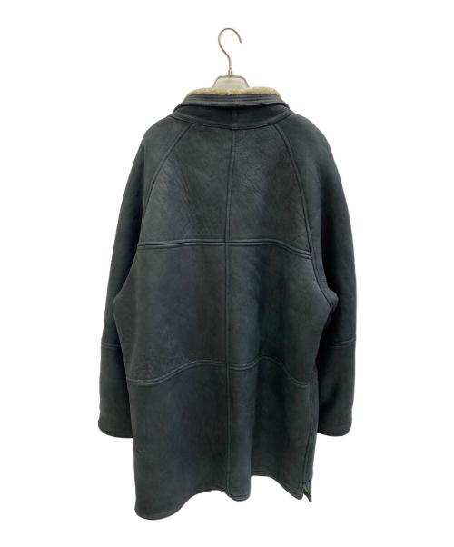 TEODEM（テオデム）TEODEM (テオデム) ムートンコート グリーン×ブラック サイズ:XLの古着・服飾アイテム