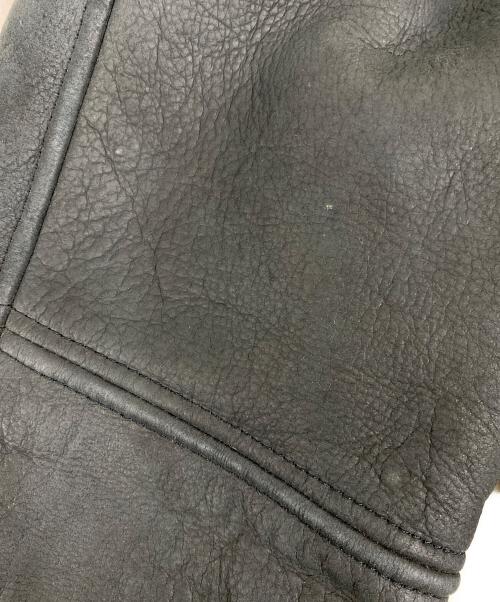 TEODEM（テオデム）TEODEM (テオデム) ムートンコート グリーン×ブラック サイズ:XLの古着・服飾アイテム