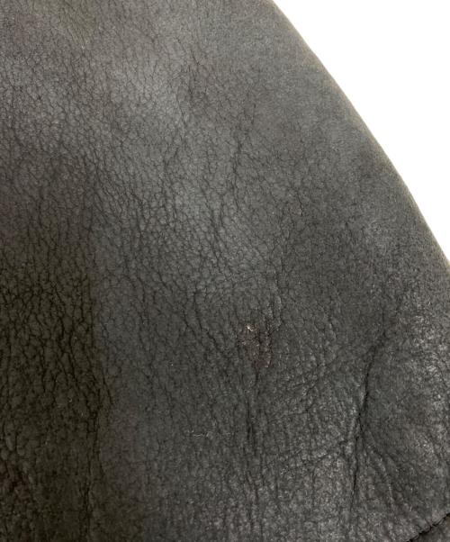 TEODEM（テオデム）TEODEM (テオデム) ムートンコート グリーン×ブラック サイズ:XLの古着・服飾アイテム