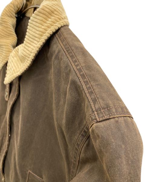 ZARA（ザラ）ZARA (ザラ) オイルドジャケット ブラウン サイズ:5の古着・服飾アイテム