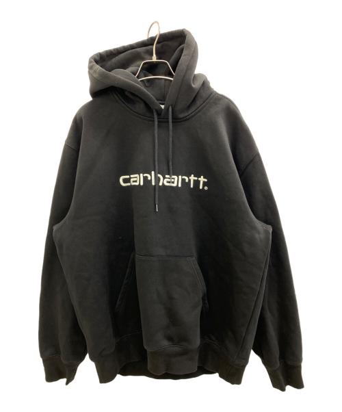 CarHartt（カーハート）CarHartt (カーハート) プルオーバーパーカー ブラック サイズ:XLの古着・服飾アイテム