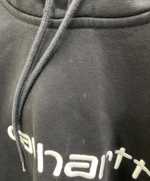 CarHartt（カーハート）CarHartt (カーハート) プルオーバーパーカー ブラック サイズ:XLの古着・服飾アイテム
