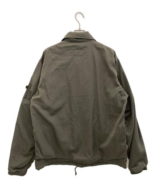 ALPHA（アルファ）ALPHA (アルファ) コーチジャケット グレー サイズ:Ｍの古着・服飾アイテム