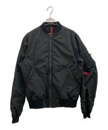 ALPHA（アルファ）の古着「	BONDING L-2B フライトジャケット」｜ブラック