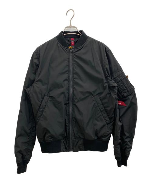 ALPHA（アルファ）ALPHA (アルファ) 	BONDING L-2B フライトジャケット ブラック サイズ:Ｍの古着・服飾アイテム