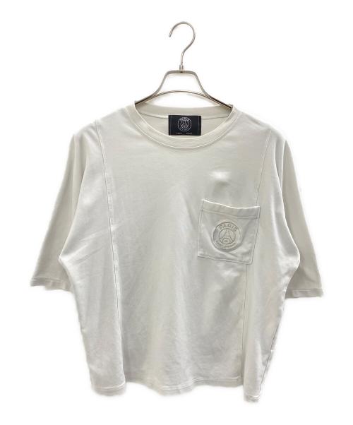 Paris Saint-Germain（パリサンジェルマン）Paris Saint-Germain (パリサンジェルマン) 半袖カットソー ホワイト サイズ:Sの古着・服飾アイテム