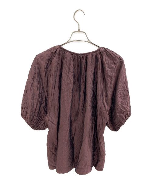 6(ROKU) BEAUTY&YOUTH（ロク ビューティーアンドユース）6(ROKU) BEAUTY&YOUTH (ロク ビューティーアンドユース) QUILTED JACQUARD PULLOVER ボルドー サイズ:不明の古着・服飾アイテム