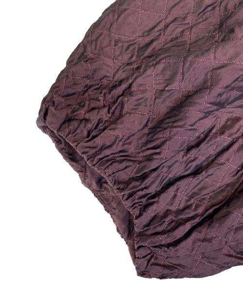 6(ROKU) BEAUTY&YOUTH（ロク ビューティーアンドユース）6(ROKU) BEAUTY&YOUTH (ロク ビューティーアンドユース) QUILTED JACQUARD PULLOVER ボルドー サイズ:不明の古着・服飾アイテム