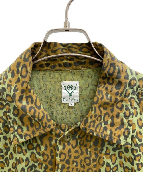 South2 West8（サウスツー ウエストエイト）south2 west8 (サウスツー ウエストエイト) 長袖シャツ ブラウン×グリーン サイズ:Sの古着・服飾アイテム