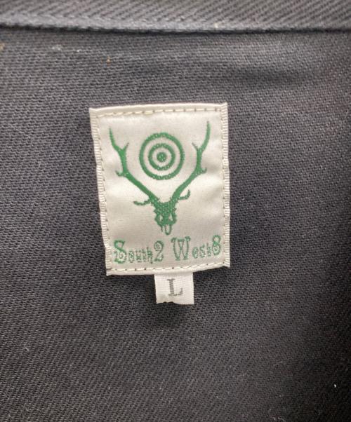 South2 West8（サウスツー ウエストエイト）south2 west8 (サウスツー ウエストエイト) 	コットンツイルコーチジャケット ブラック サイズ:Lの古着・服飾アイテム