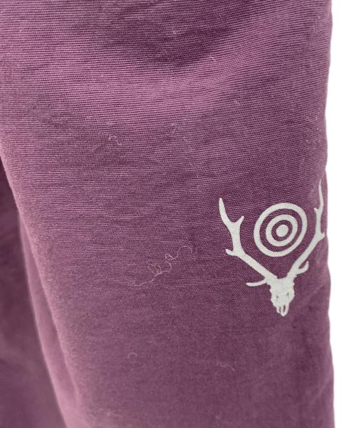 South2 West8（サウスツー ウエストエイト）south2 west8 (サウスツー ウエストエイト) Belted Center Seam Pant パープル サイズ:Mの古着・服飾アイテム
