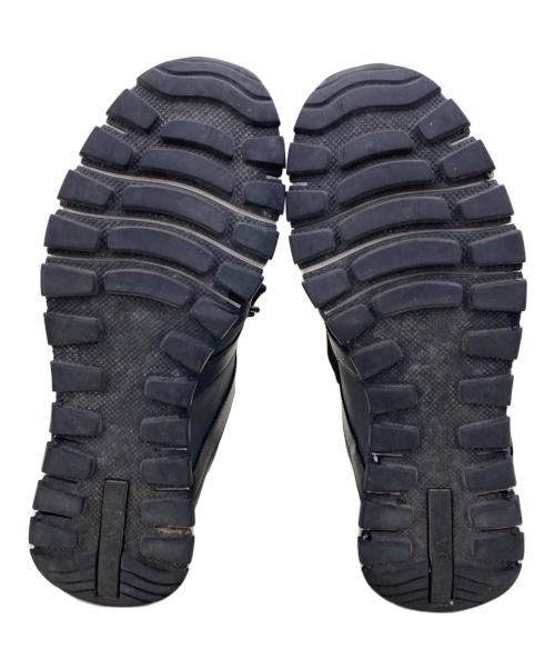 PRADA（プラダ）PRADA (プラダ) ネオプレントレーナーシューズ グレー×ブラック サイズ:8.5の古着・服飾アイテム