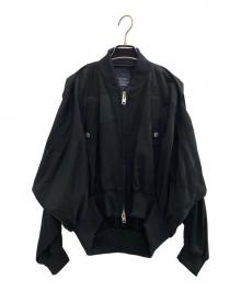 LIMI feu（リミフゥ）の古着「ブルゾン」｜ブラック