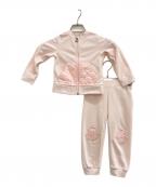 MONCLERモンクレール）の古着「COMPLETO MAGLIA CARDIGAN」｜ピンク