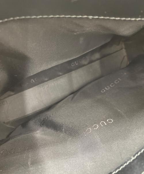GUCCI（グッチ）GUCCI (グッチ) ハンドバッグ ブラックの古着・服飾アイテム