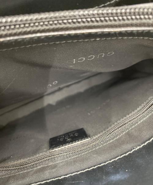 GUCCI（グッチ）GUCCI (グッチ) ハンドバッグ ブラックの古着・服飾アイテム