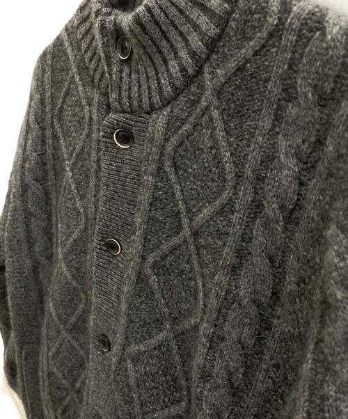 LANVIN COLLECTION（ランバンコレクション）LANVIN COLLECTION (ランバンコレクション) ニットカーディガン グレー サイズ:50の古着・服飾アイテム