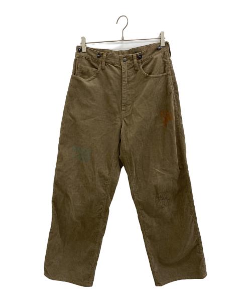 RHODOLIRION（ロドリリオン）Rhodolirion (ロドリリオン) PAY DAY (ペイデイ) Corduroy Work Pant ベージュ サイズ:Sの古着・服飾アイテム