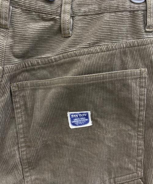 RHODOLIRION（ロドリリオン）Rhodolirion (ロドリリオン) PAY DAY (ペイデイ) Corduroy Work Pant ベージュ サイズ:Sの古着・服飾アイテム