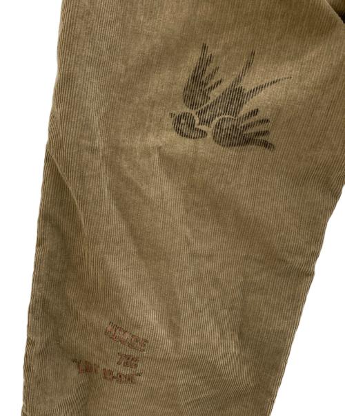 RHODOLIRION（ロドリリオン）Rhodolirion (ロドリリオン) PAY DAY (ペイデイ) Corduroy Work Pant ベージュ サイズ:Sの古着・服飾アイテム