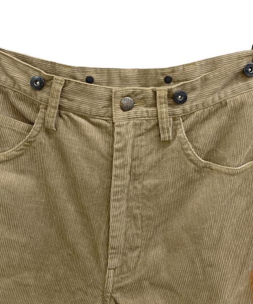 RHODOLIRION（ロドリリオン）Rhodolirion (ロドリリオン) PAY DAY (ペイデイ) Corduroy Work Pant ベージュ サイズ:Sの古着・服飾アイテム