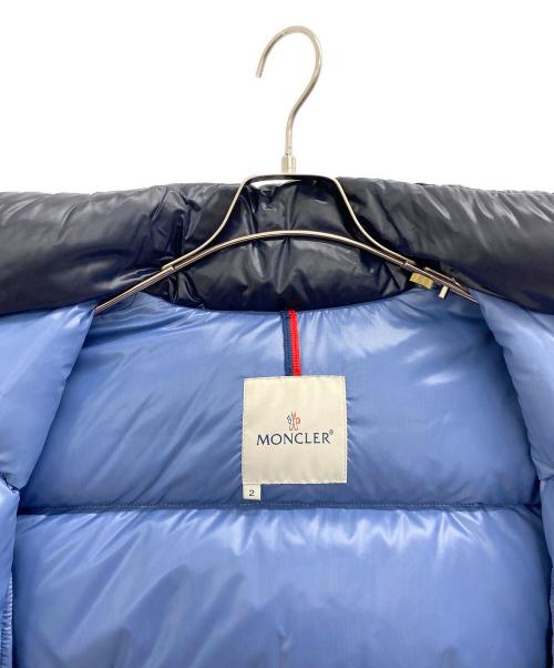 MONCLER（モンクレール）MONCLER (モンクレール) ダウンジャケット ネイビー サイズ:2の古着・服飾アイテム