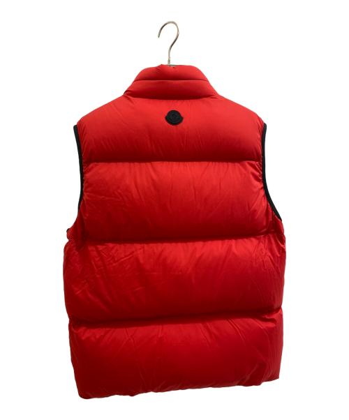 MONCLER（モンクレール）MONCLER (モンクレール) ダウンベスト レッド サイズ:3の古着・服飾アイテム