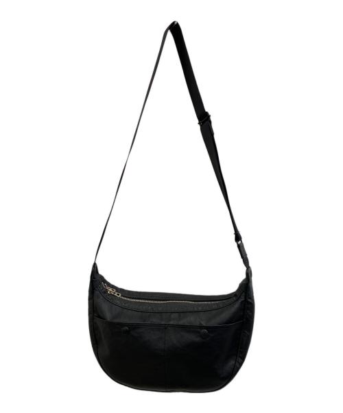 PORTER（ポーター）PORTER (ポーター) ダイニーマレザーショルダーバッグ ブラックの古着・服飾アイテム