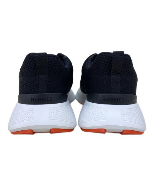 HERMES（エルメス）HERMES (エルメス) スニーカー ブラック サイズ:44の古着・服飾アイテム
