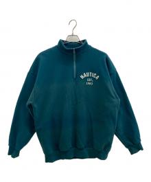 NAUTICA（ノーティカ）の古着「ハーフジップスウェット」｜グリーン