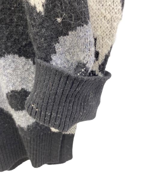 marimekko（マリメッコ）marimekko (マリメッコ) ウニッコウールセーター ホワイト×ブラック サイズ:XSの古着・服飾アイテム