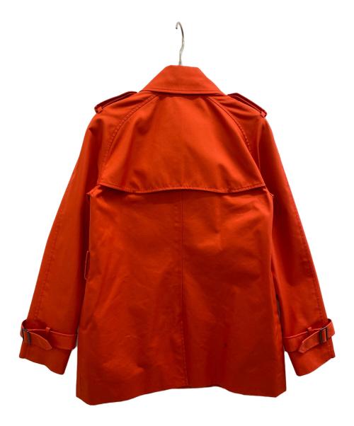 COACH（コーチ）COACH (コーチ) ソリッドショートトレンチコート レッド サイズ:XSの古着・服飾アイテム