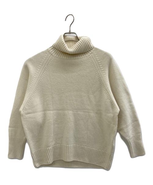 23区（ニジュウサンク）23区 (ニジュウサンク) 厚手ニット ホワイト サイズ:38の古着・服飾アイテム