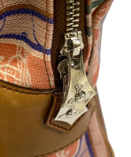 Vivienne Westwood（ヴィヴィアンウエストウッド）Vivienne Westwood (ヴィヴィアンウエストウッド) ハンドバッグ ブラウンの古着・服飾アイテム