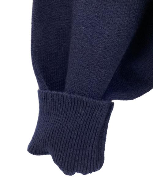 WOOLLY JUMPERS（ウーリージャンパーズ）WOOLLY JUMPERS (ウーリージャンパーズ) 厚手ニット グレー×ネイビー サイズ:XXL 未使用品の古着・服飾アイテム