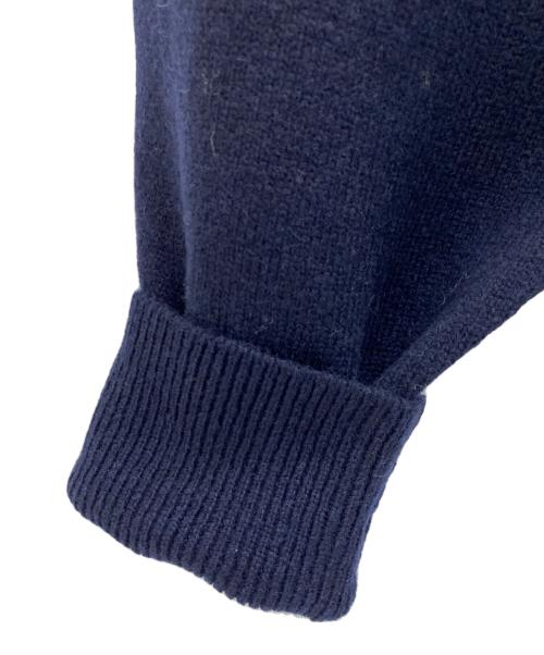 WOOLLY JUMPERS（ウーリージャンパーズ）WOOLLY JUMPERS (ウーリージャンパーズ) 厚手ニット グレー×ネイビー サイズ:Mの古着・服飾アイテム
