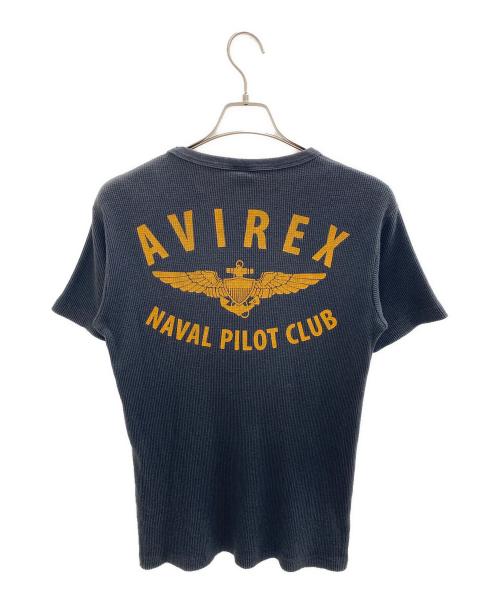 AVIREX（アヴィレックス）AVIREX (アヴィレックス) 半袖カットソー グレー サイズ:Mの古着・服飾アイテム