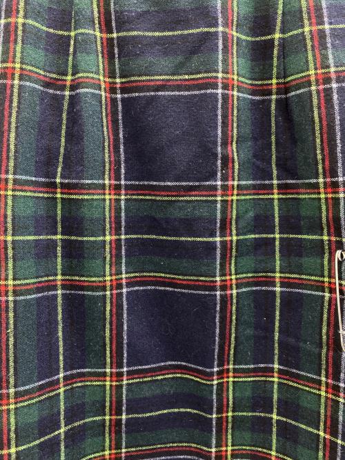 O'NEIL OF DUBLIN（オニールオブダブリン）O'NEIL OF DUBLIN (オニールオブダブリン) ミディスカート ネイビー×グリーン サイズ:40の古着・服飾アイテム