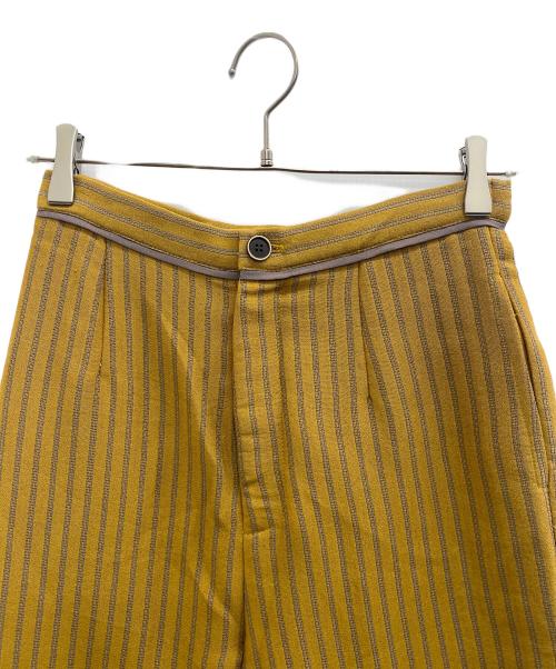 Ameri（アメリ）AMERI (アメリ) SOFT TWIST STRIPE PANTS ブラウン サイズ:Mの古着・服飾アイテム