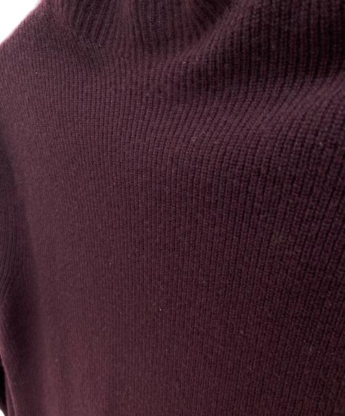 gim（ジム）gim (ジム) 厚手ニット パープル サイズ:Mの古着・服飾アイテム