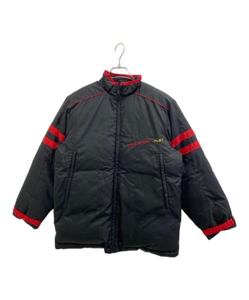 POLO RALPH LAUREN（ポロ・ラルフローレン）POLO RALPH LAUREN (ポロ・ラルフローレン) POLO SPORTライン 90sヴィンテージモデルダウンジャケット ブラック サイズ:160ｃｍの古着・服飾アイテム