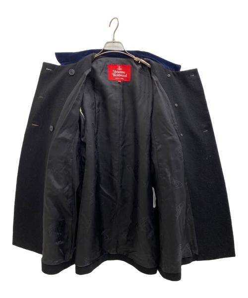 Vivienne Westwood（ヴィヴィアンウエストウッド）Vivienne Westwood (ヴィヴィアンウエストウッド) コート ブラック×ネイビー サイズ:Ｍの古着・服飾アイテム