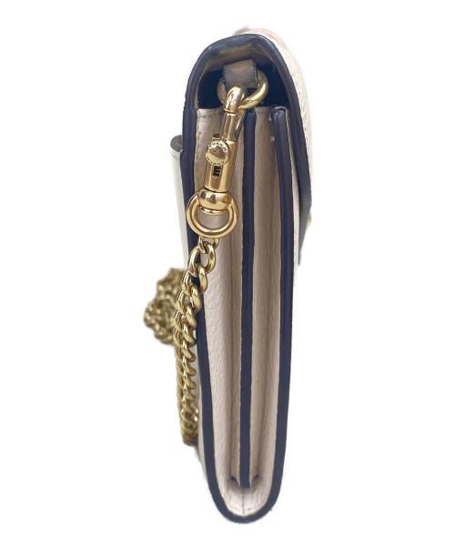 COACH（コーチ）COACH (コーチ) タミー クラッチ クロスボディ ウィズ ドリーミー ベジー プリント　ショルダーウォレット アイボリーの古着・服飾アイテム