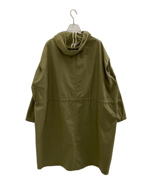 FIRMUM（フィルマム）FIRMUM (フィルマム) クールマックスストレッチキャンバスフードオーバコート カーキ サイズ:Sの古着・服飾アイテム
