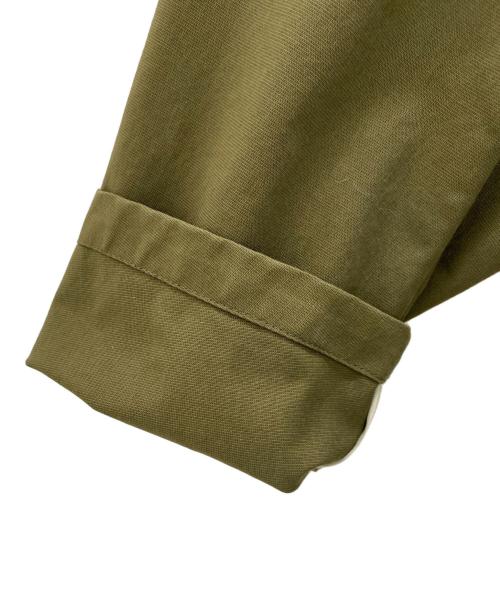 FIRMUM（フィルマム）FIRMUM (フィルマム) クールマックスストレッチキャンバスフードオーバコート カーキ サイズ:Sの古着・服飾アイテム