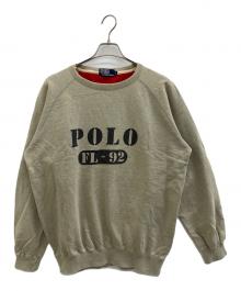 POLO RALPH LAUREN（ポロ・ラルフローレン）の古着「FL-92ロゴスウェット」｜グレー