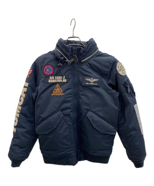 AVIREX（アヴィレックス）AVIREX (アヴィレックス) CUSTOM CWU TOP GUN ネイビー サイズ:Lの古着・服飾アイテム
