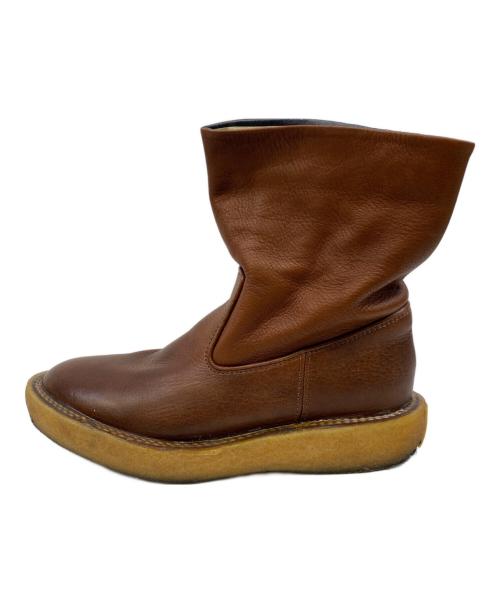 KAPITAL（キャピタル）KAPITAL (キャピタル) リンクルポパイブーツ ブラウン サイズ:なしの古着・服飾アイテム