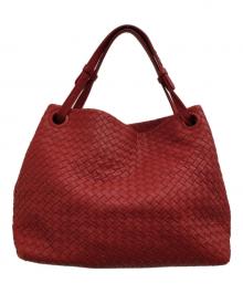 BOTTEGA VENETA（ボッテガベネタ）の古着「スモール ガルダバッグ」｜レッド