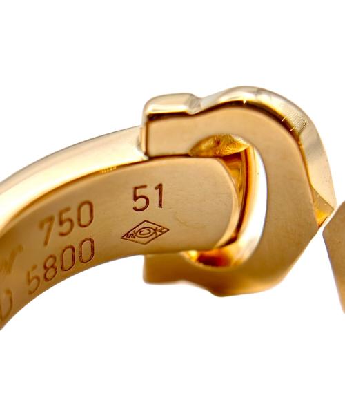 Cartier（カルティエ）Cartier (カルティエ) Cartier 2C Boucle Ring カルティエ ブークルセ 2C リング B4070947  サイズ:11号の古着・服飾アイテム